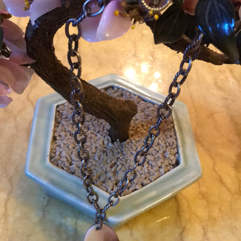 Vintage 925 EXEX mop necklace - Picture 4 of 6